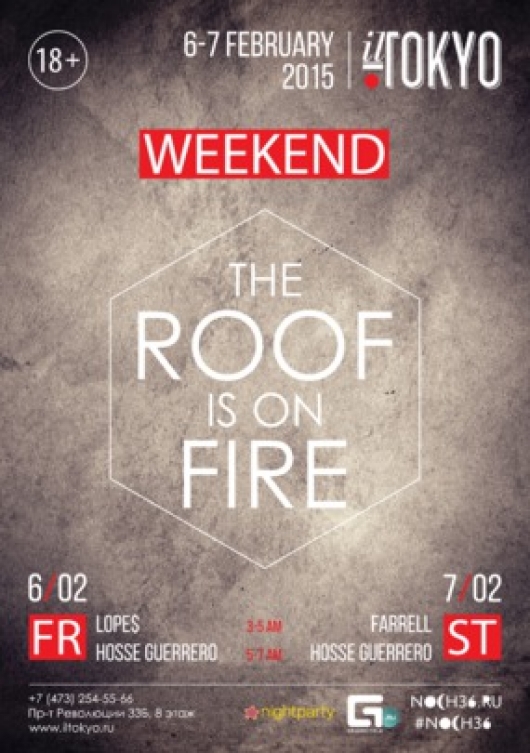 #roofisonfire Weekend